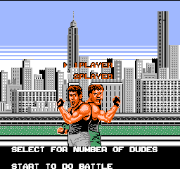 Bad Dudes vs. Dragon Ninja Title Screen